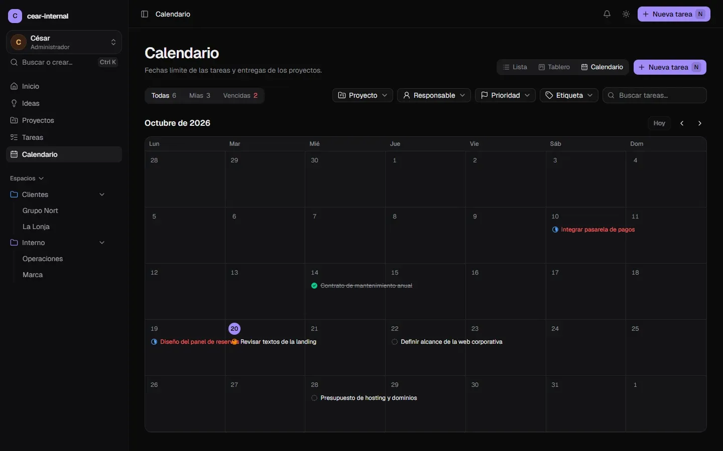CEAR Internal — screenshot 4 of 6