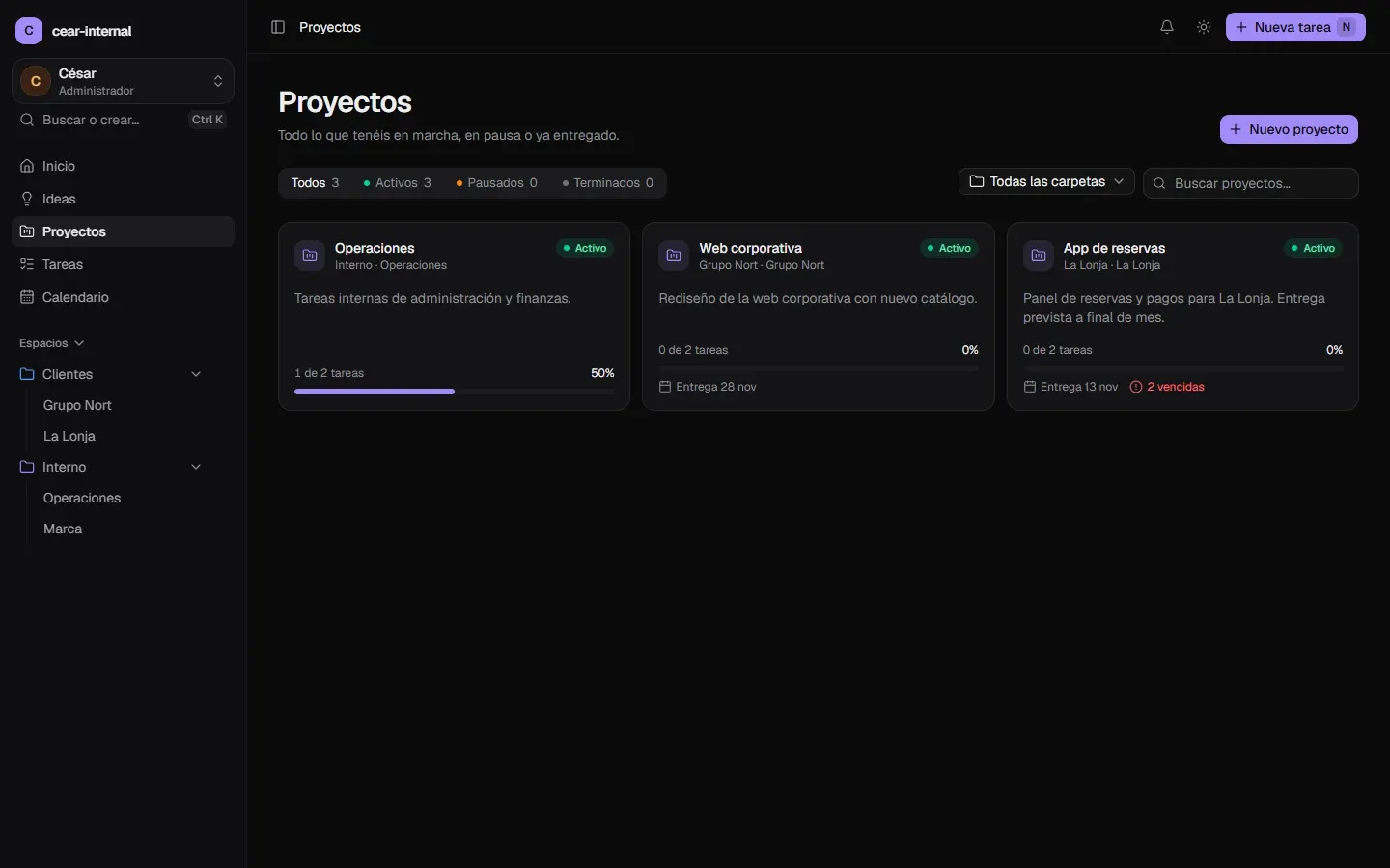 CEAR Internal — screenshot 5 of 6